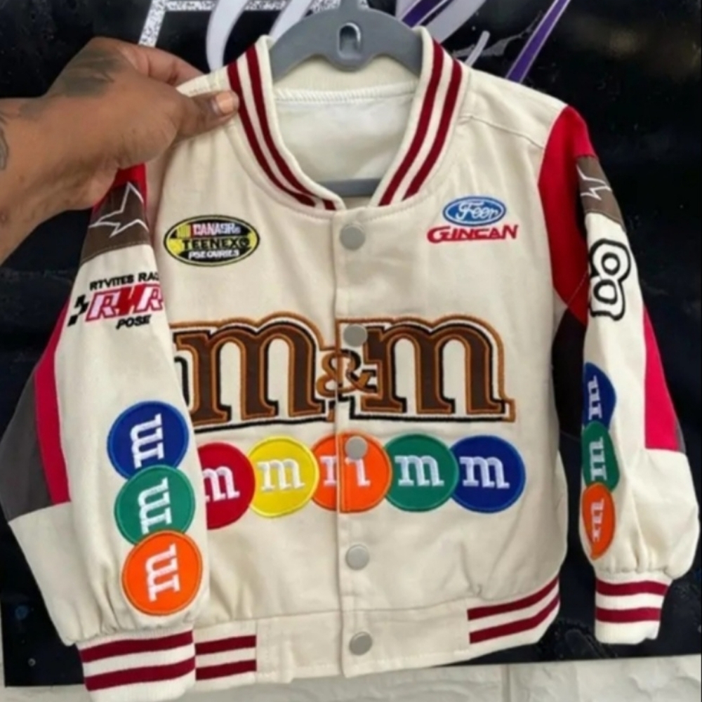 Kid Motorcycle Varsity Jackets - Picture 4 of 6